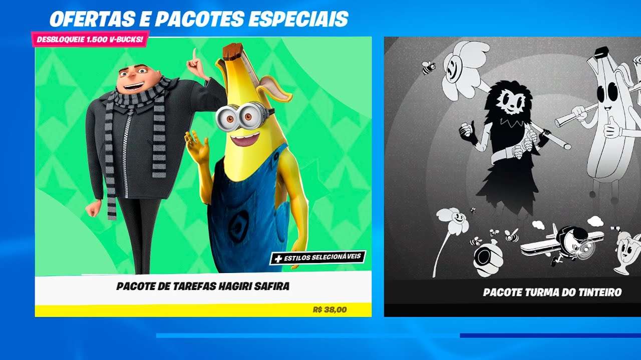 Criei um Minions para o Fortnite