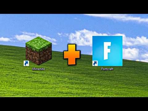 FIZERAM MINECRAFT NO FORTNITE IGUALZINHO