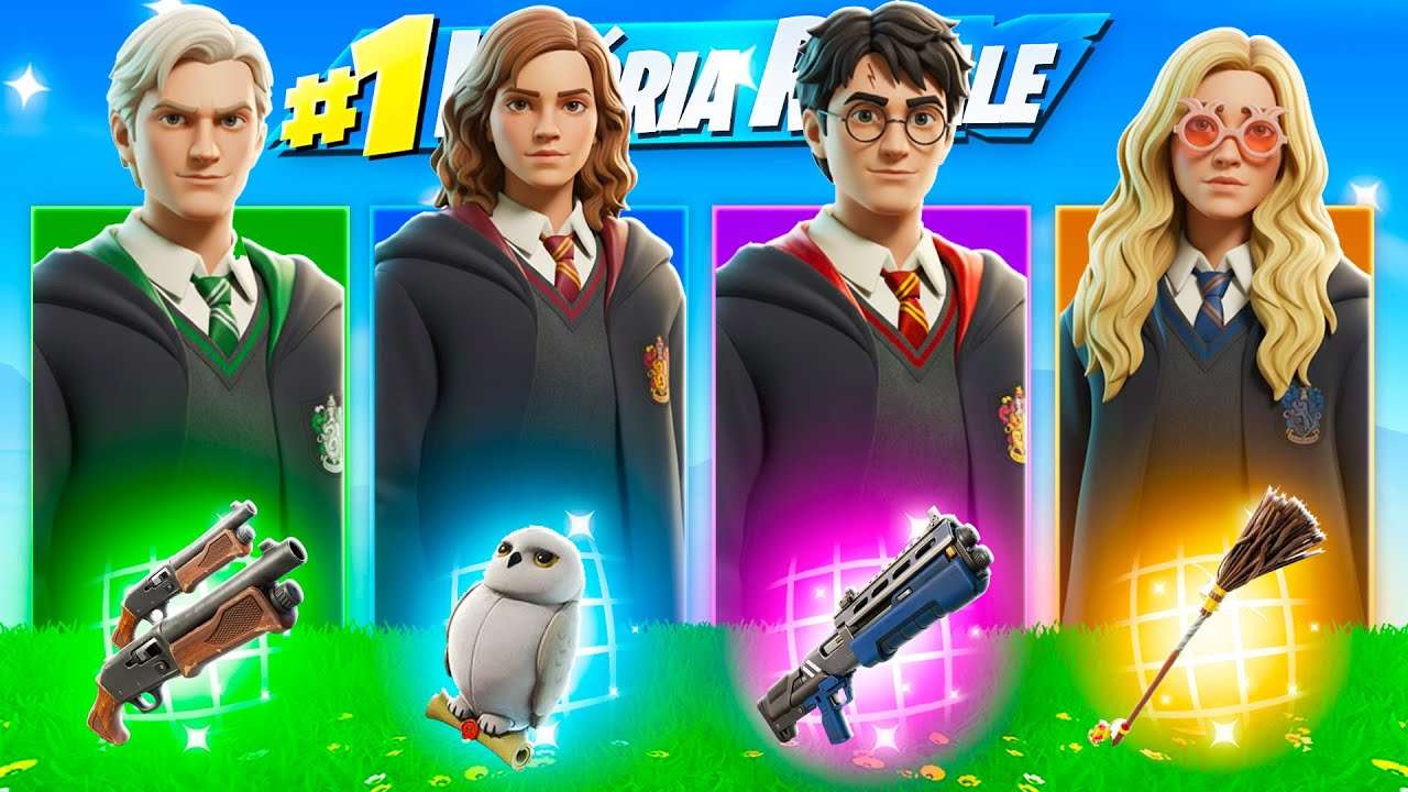 DESAFIO DO HARRY POTTER ALEATÓRIO do Fortnite!