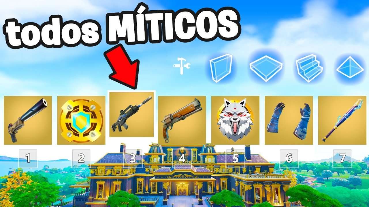 PEGUEI TODOS os ITENS MÍTICOS E MEDALHÕES da NOVA TEMPORADA 2 FORTNITE!