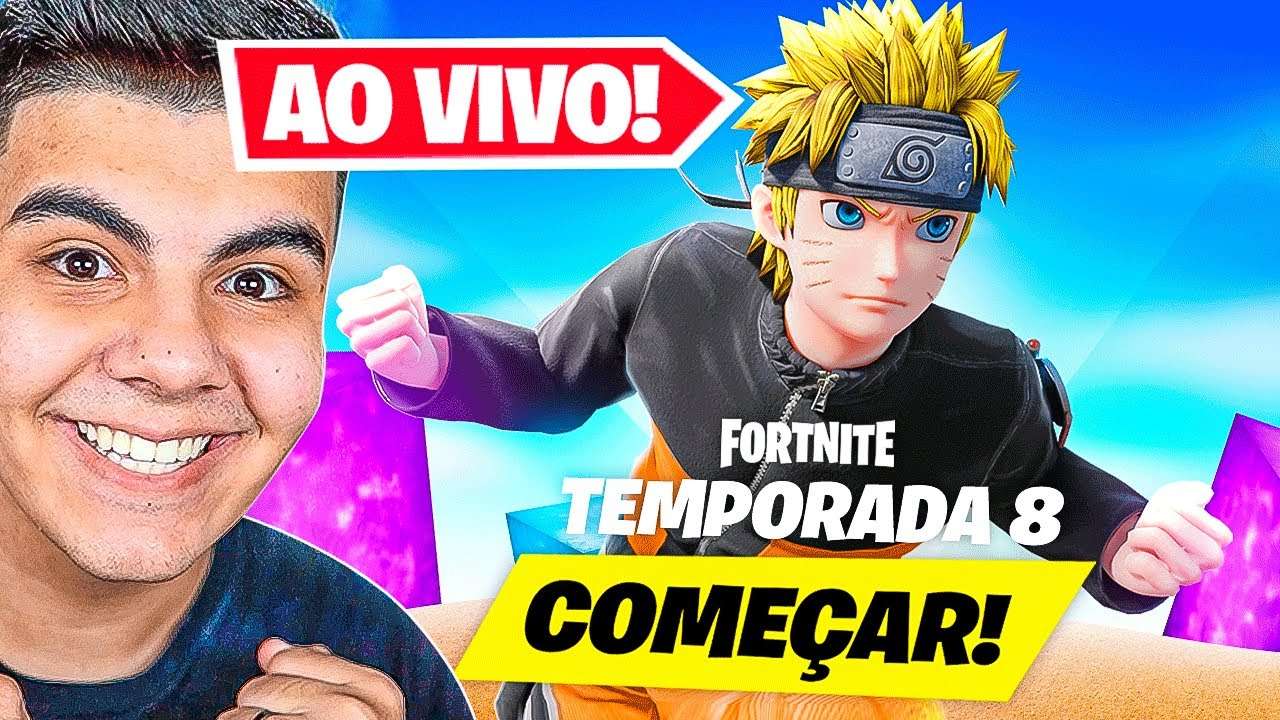 *NOVA* TEMPORADA 8 FORTNITE! 🔴 PASSE DE BATALHA, VAZAMENTOS E NOVO MAPA!