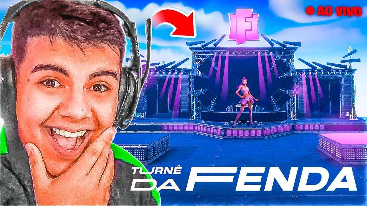 EVENTO AO VIVO TURNÊ DA FENDA CONFIRMADO!! SKINS EXCLUSIVAS E TUDO NOVO FORTNITE!! (ARIANA GRANDE)
