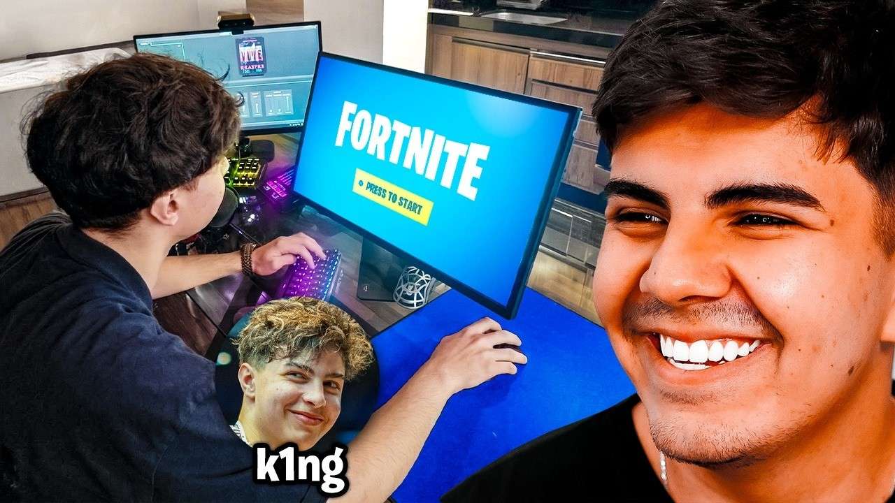 COMO O K1NG, O MAIOR CAMPEÃO DA NOSSA REGIÃO, JOGA FORTNITE? - SETUP DOS PROS Ep. 9