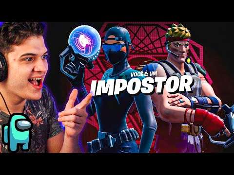 AMONG US NO FORTNITE É OFICIAL! TESTEI O MODO IMPOSTOR E É INCRIVEL!