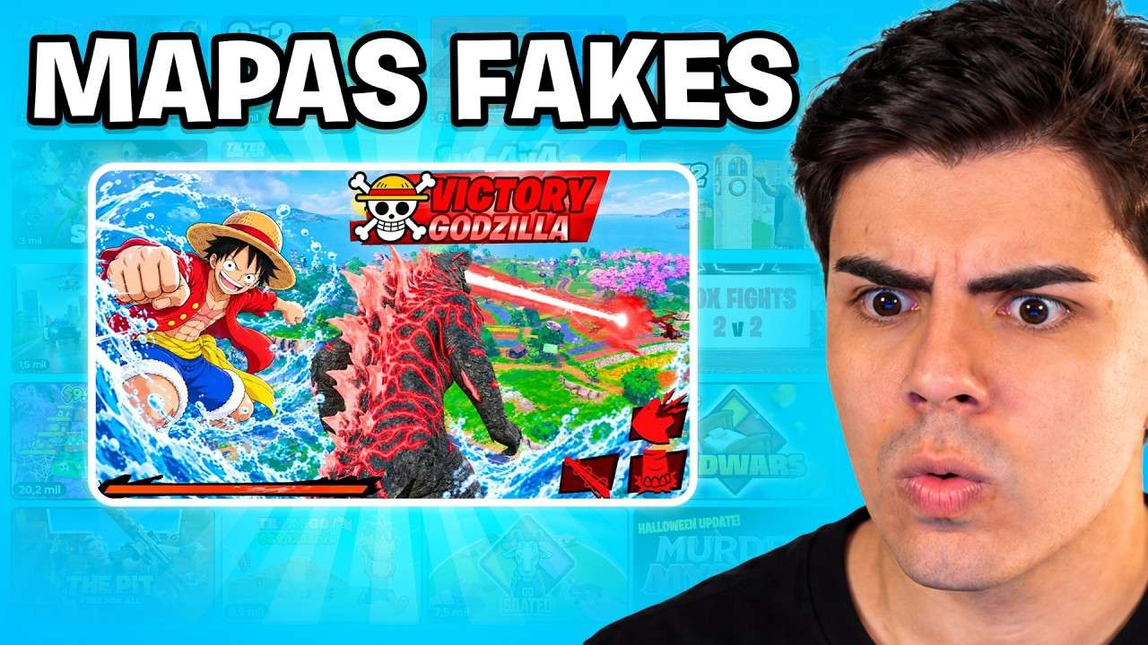 TESTEI MAPAS de ONE PIECE no FORTNITE!