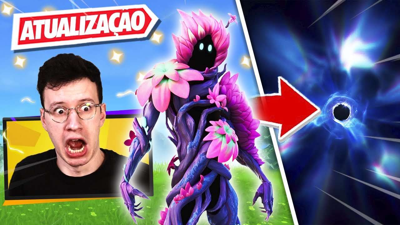 A VOLTA DO BURACO NEGRO? ÚLTIMA ATUALIZAÇÃO ANTES DA TEMPORADA 8 - FORTNITE