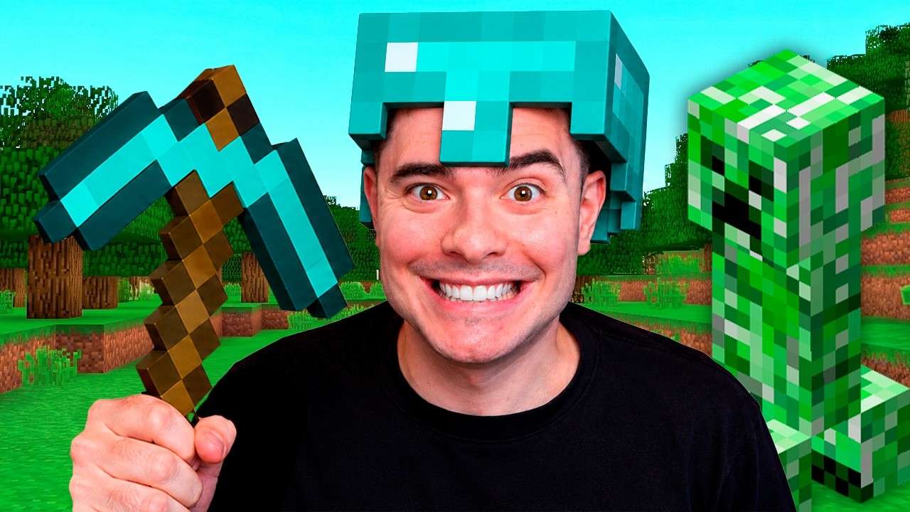 JOGUEI MINECRAFT PELA PRIMEIRA VEZ...
