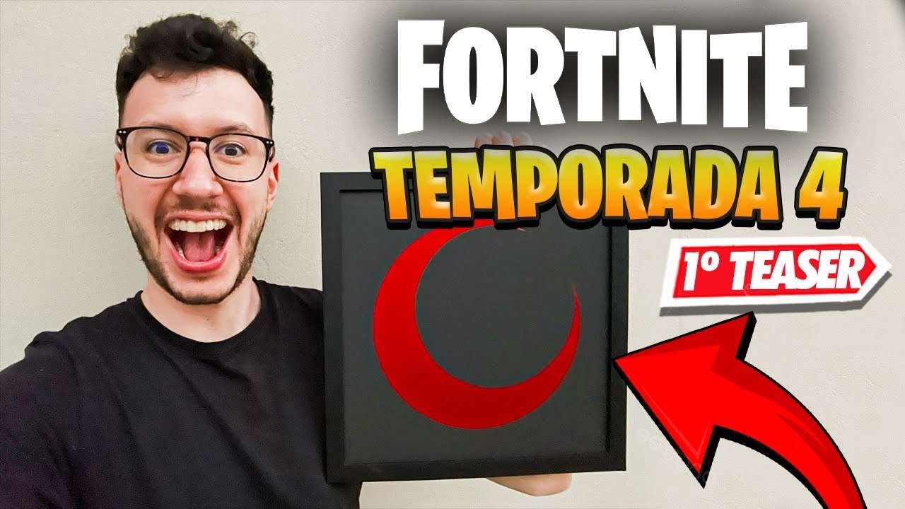 RECEBI O 1º TEASER DA TEMPORADA 4 DO CAPÍTULO 4 DO FORTNITE!!