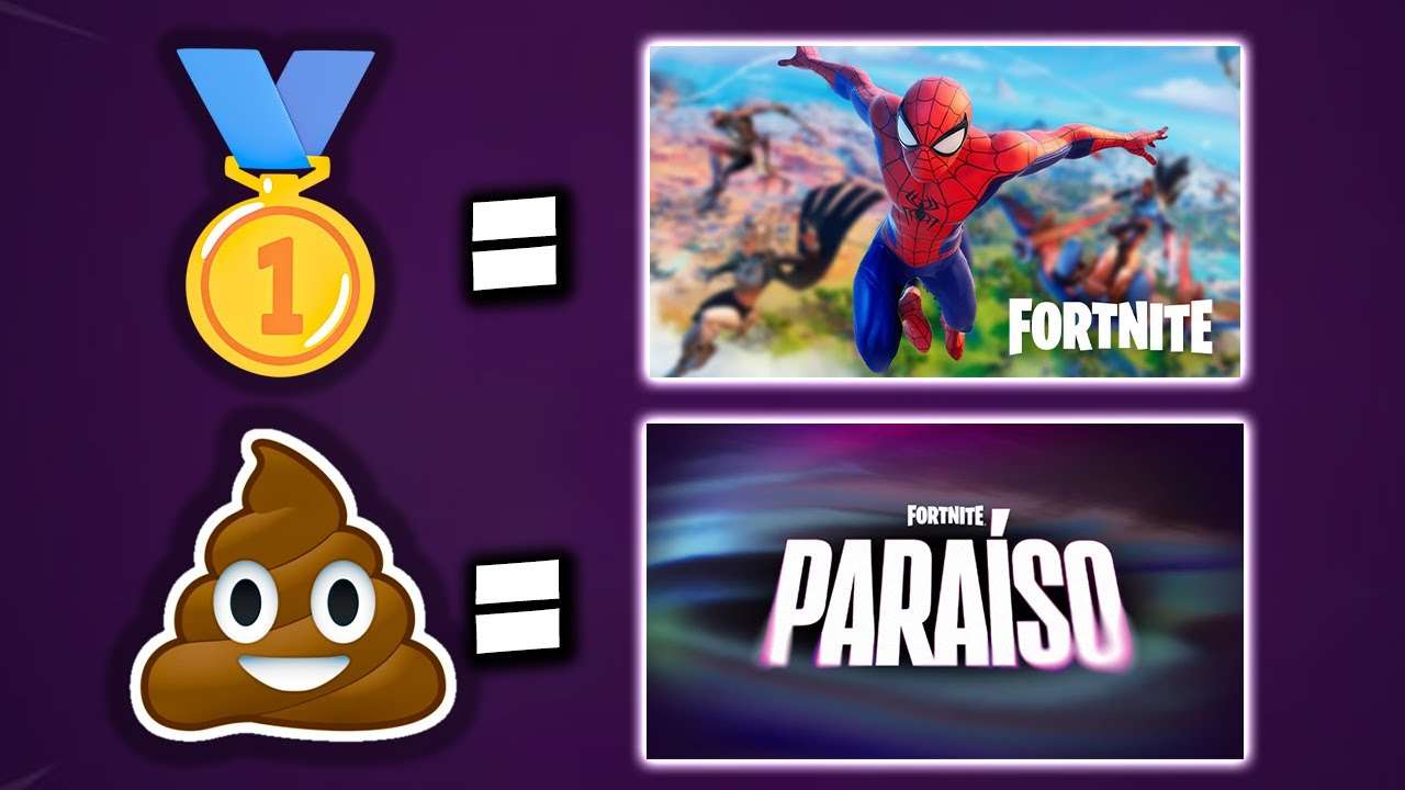 CLASSIFIQUEI TODAS AS TEMPORADAS DO FORTNITE!