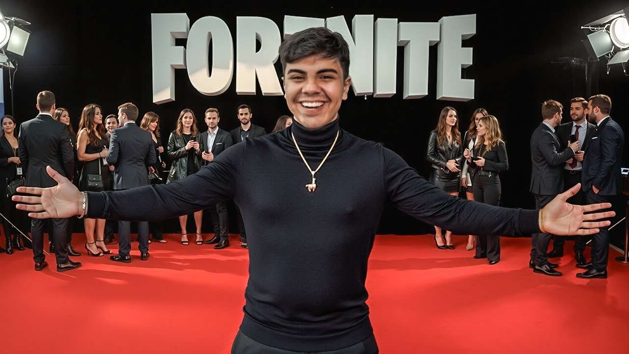 FORTNITE ME LEVOU PRO TAPETE VERMELHO DO CAPÍTULO 7! (VLOG ACESSO ANTECIPADO)