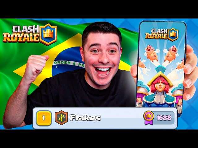 Entrei para o TOP BR do Clash Royale!