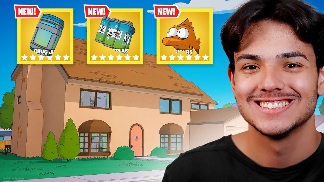 Quebrado... Fortnite NOVA TEMPORADA dos SIMPSONS!