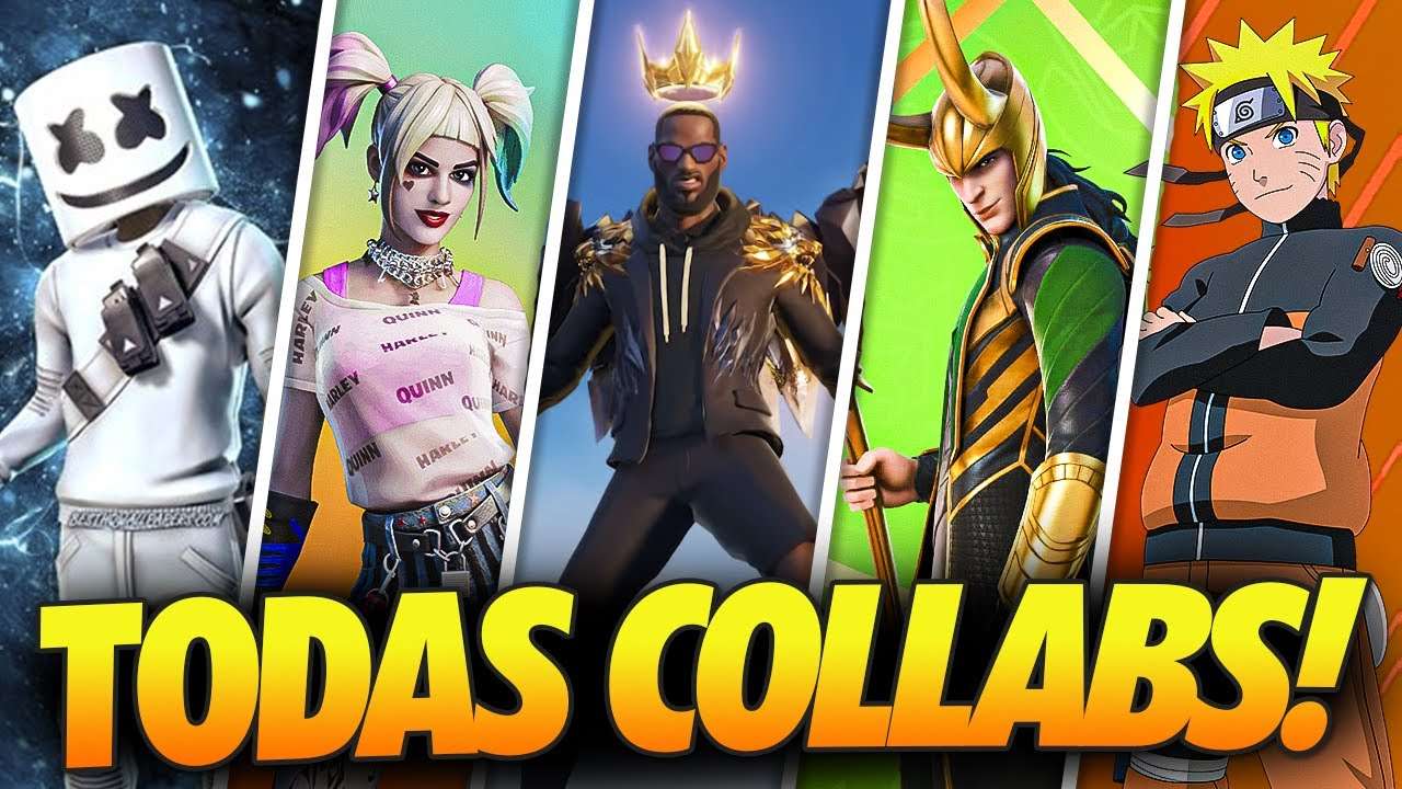 *TODAS* AS PARCERIAS JÁ FEITAS NO FORTNITE (2017-2021)