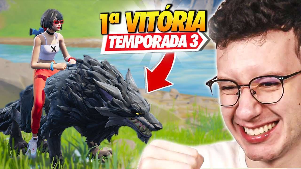 PRIMEIRA VITÓRIA NA TEMPORADA 3 DO CAPÍTULO 3 - FORTNITE