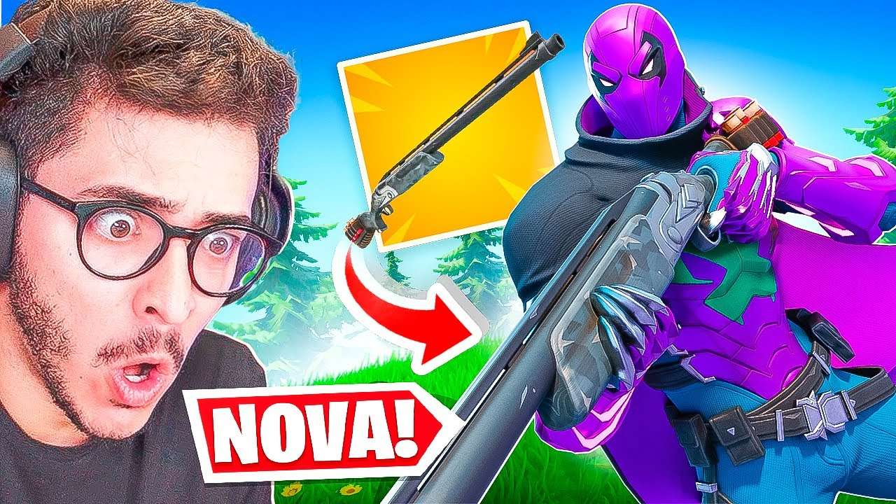 UMA NOVA SHOTGUN CHEGOU AO FORTNITE! INSANA!