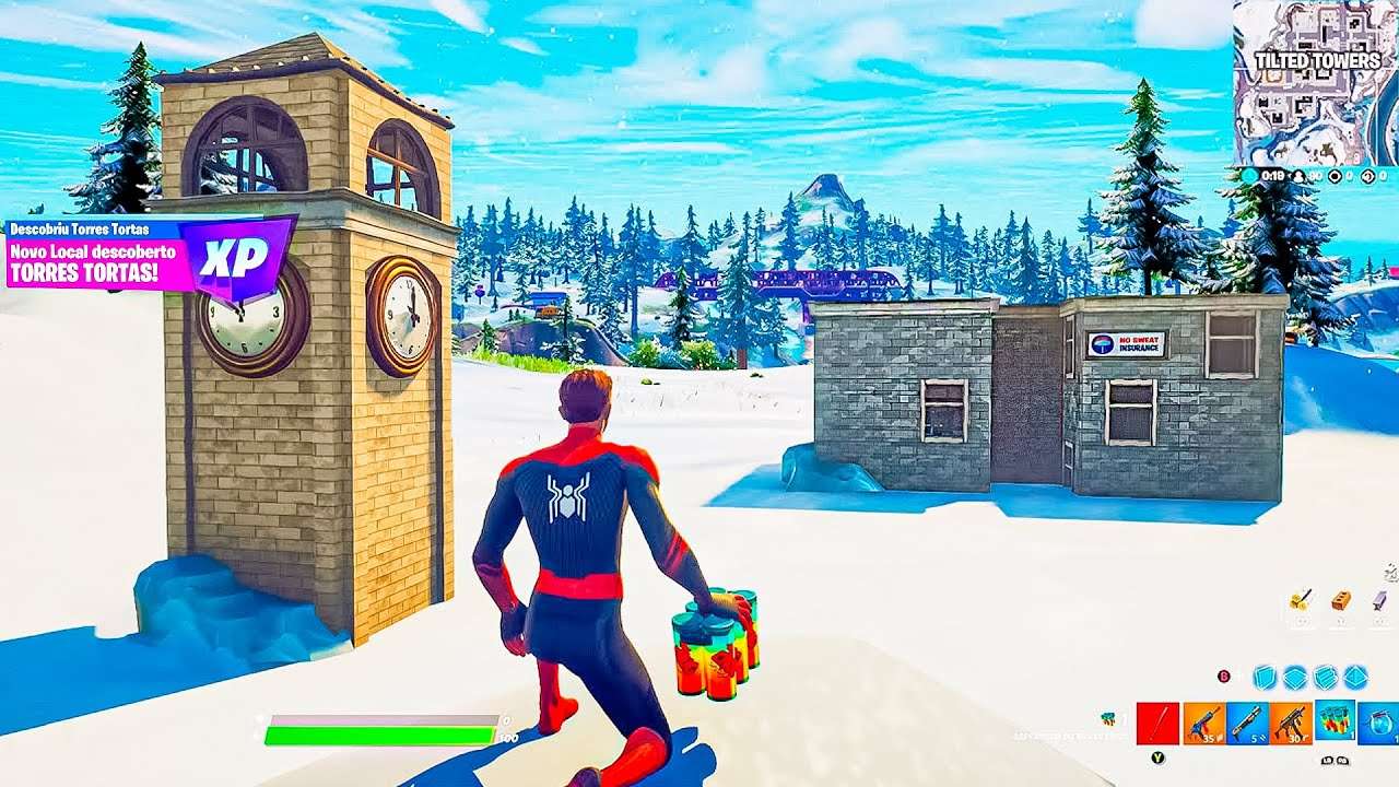TORRES TORTAS VOLTOU?! Nova Atualização Secreta do Fortnite Capítulo 3