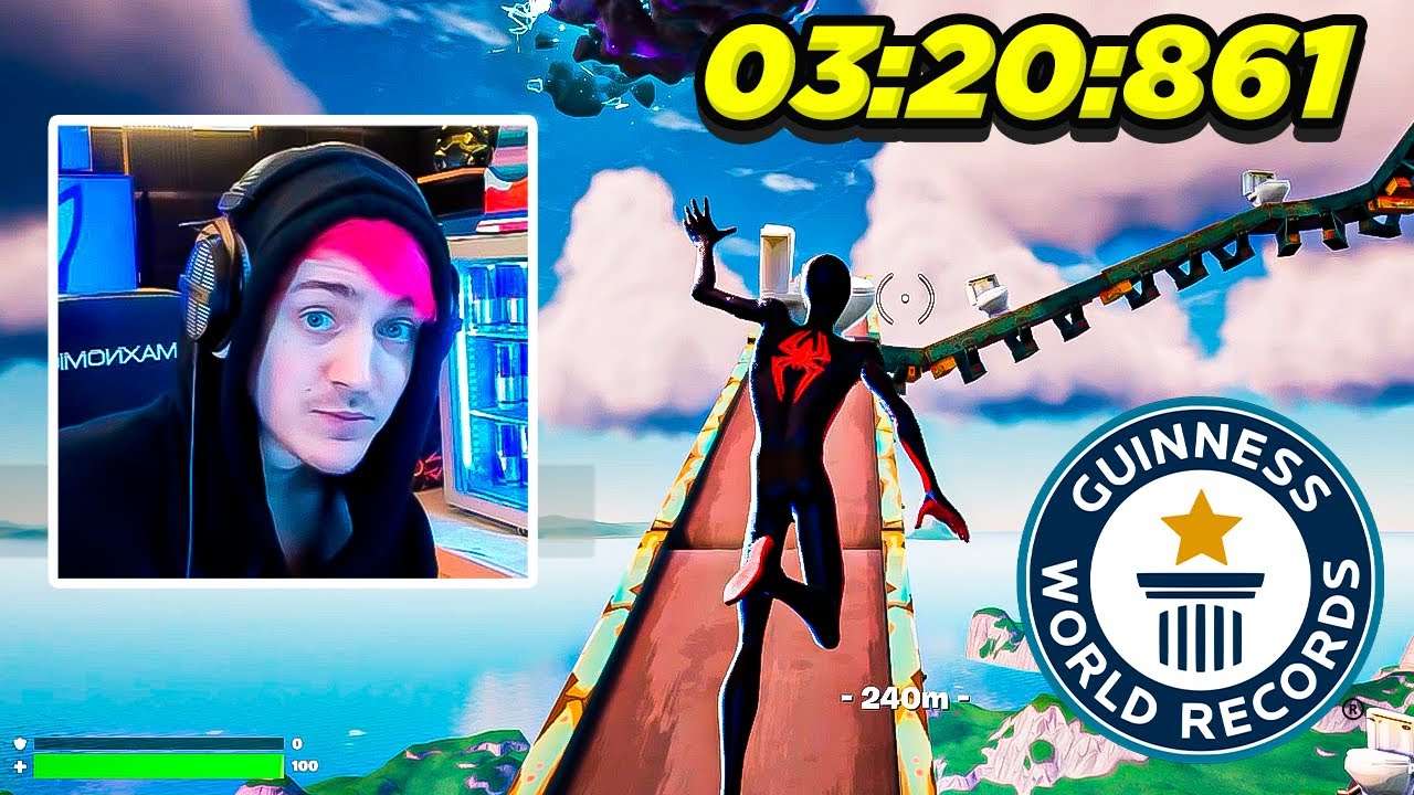 10 MAIORES RECORDS QUEBRADOS NO FORTNITE