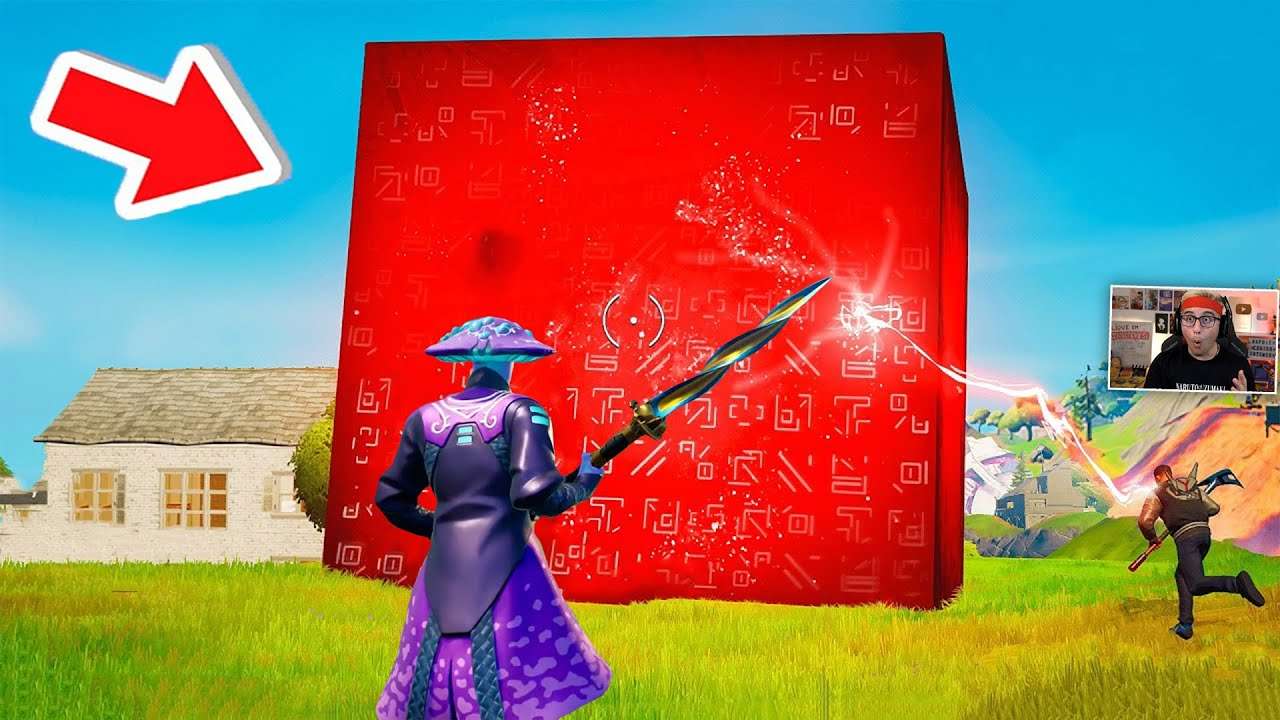 APARECEU Novo CUBO GIGANTE Vermelho Fortnite Atualização Secreta