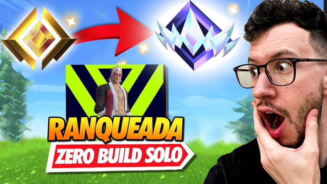 ATUALIZAÇÃO! NOVO MODO RANKED ZERO BUILD SOLO NO FORTNITE!!