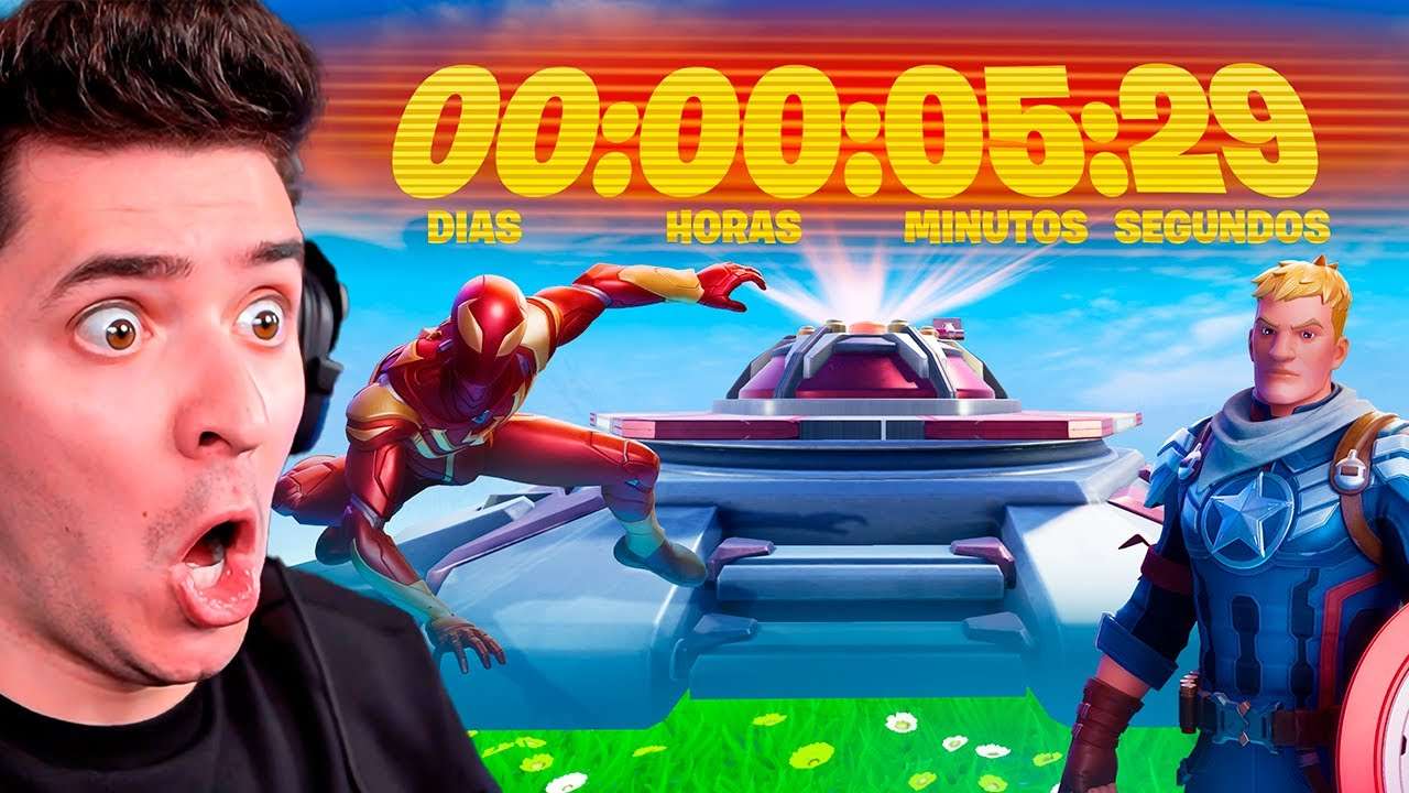 AGORA! EVENTO AO VIVO DA MARVEL NO FORTNITE!