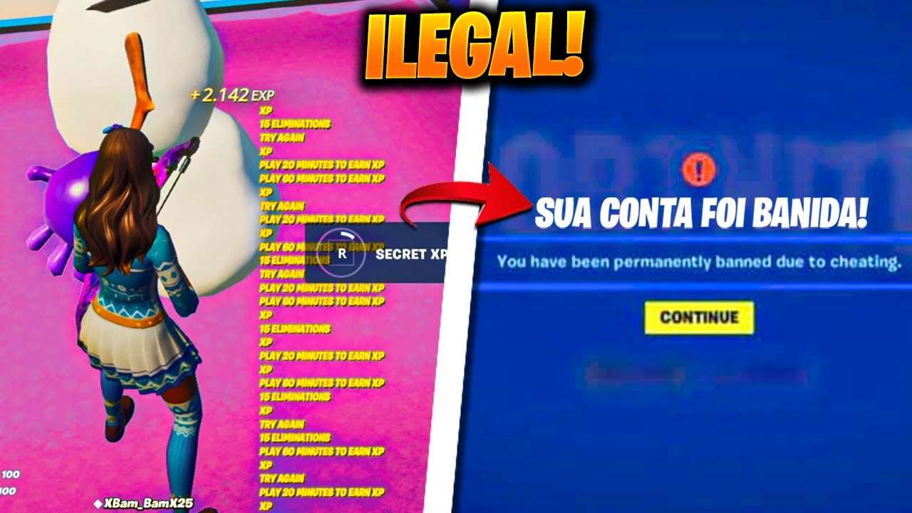 13 COISAS ILEGAIS NO FORTNITE! *(EU FIZ SEM SABER)*