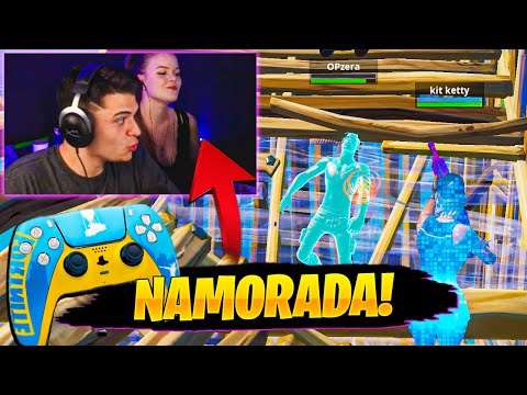 ELA JOGA DEMAIS! FUI X1 COM MINHA NAMORADA NO FORTNITE E ME SURPREENDI!