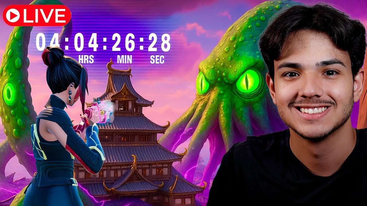 🔴LIVE! AGORA EVENTO AO VIVO DO KRAKEN NO FORTNITE