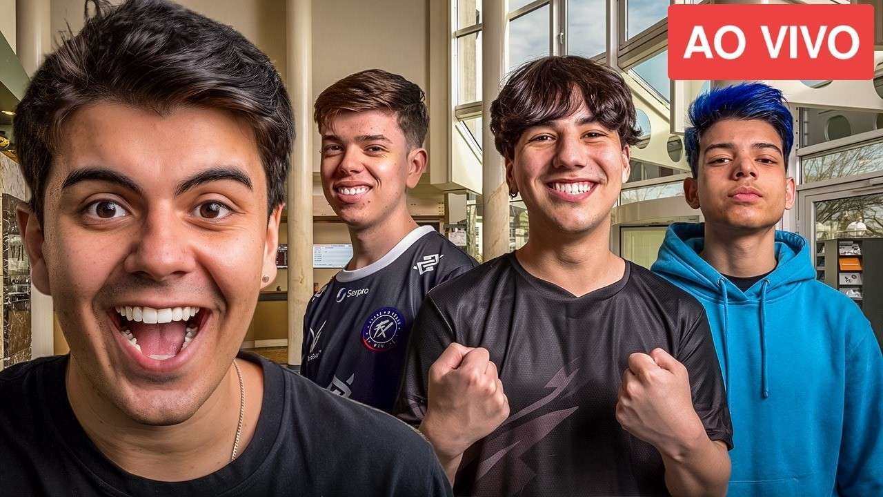🇩🇪 CHEGADA DOS BRASILEIROS NA ALEMANHA | FNCS SUMMIT IRL AO VIVO 🏆 | APOIE: DENGOSO