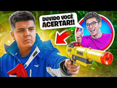 FLAKES POWER DUVIDOU DA MINHA PRECISÃO! NERF X FORTNITE!