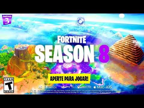 Fortnite Temporada 8 Mapa Depois do Evento Ao Vivo Final Temporada 7