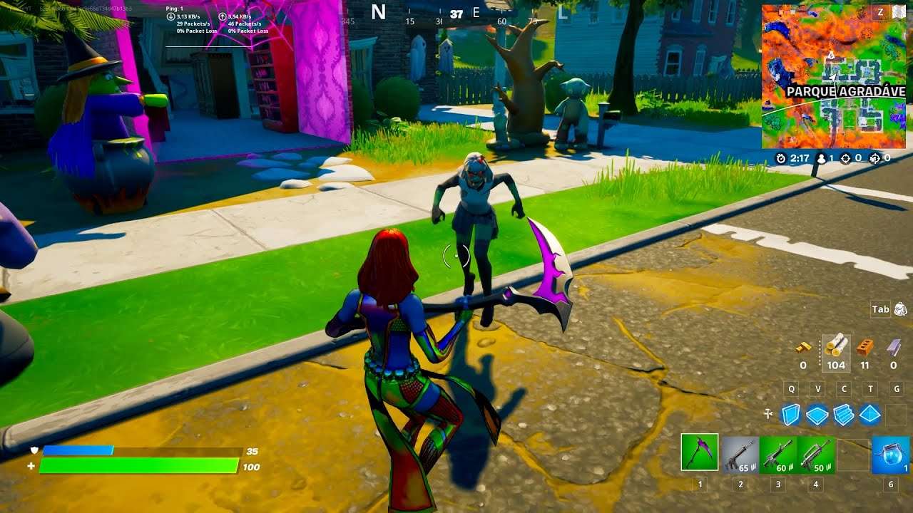 SE USAR A MISTICA TEM COMO VIRAR O FANTASMA QUE ASSUSTA? FORTNITE TESTE #1