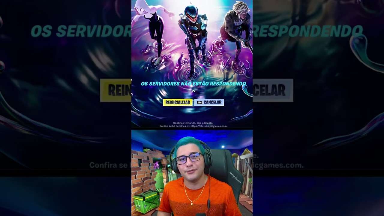 O FORTNITE DESLIGOU OS SERVIDORES ANTES DA HORA POR CAUSA D…