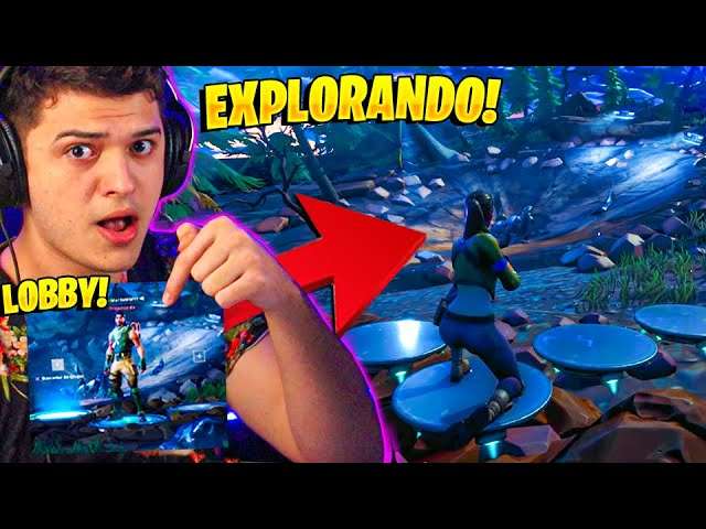 VISITANDO A PARTE SECRETA DE LOBBYS ANTIGOS NO FORTNITE!