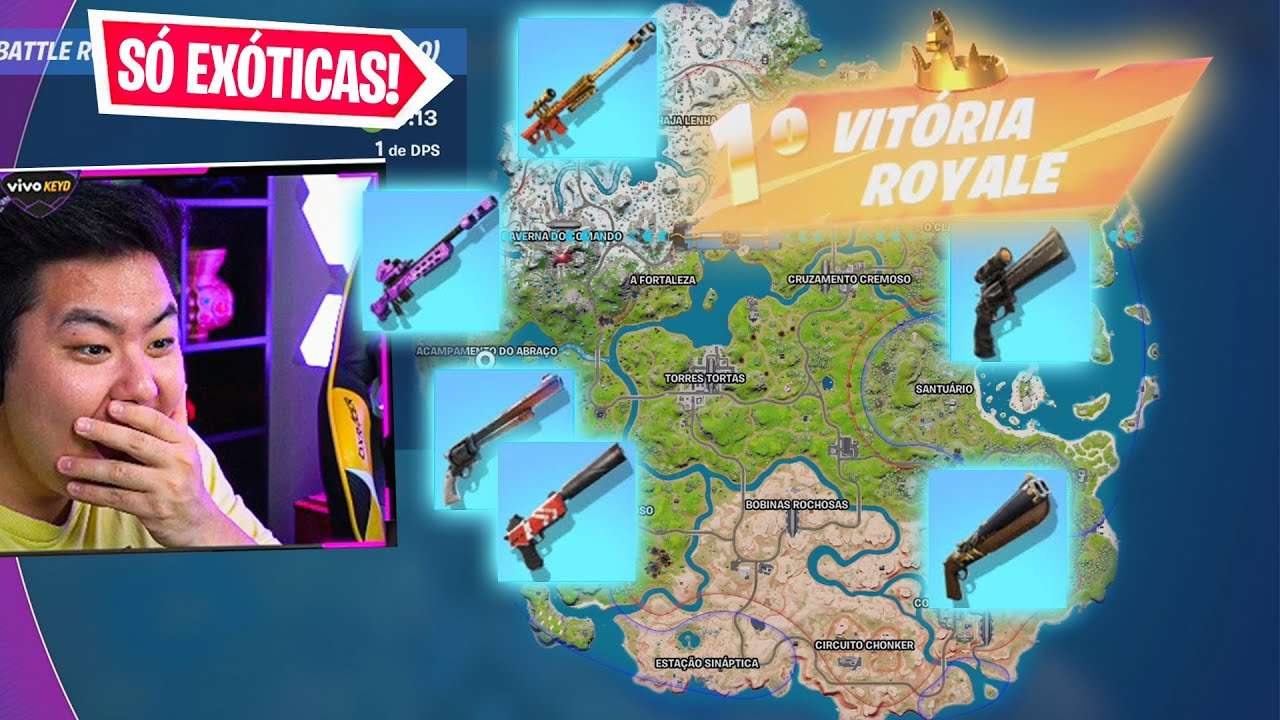 SÓ VALE ITEM *EXÓTICO* NESSE DESAFIO!! | FORTNITE