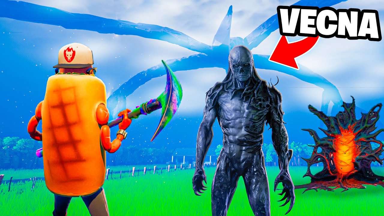 Parei dentro do Stranger Things no Fortnite