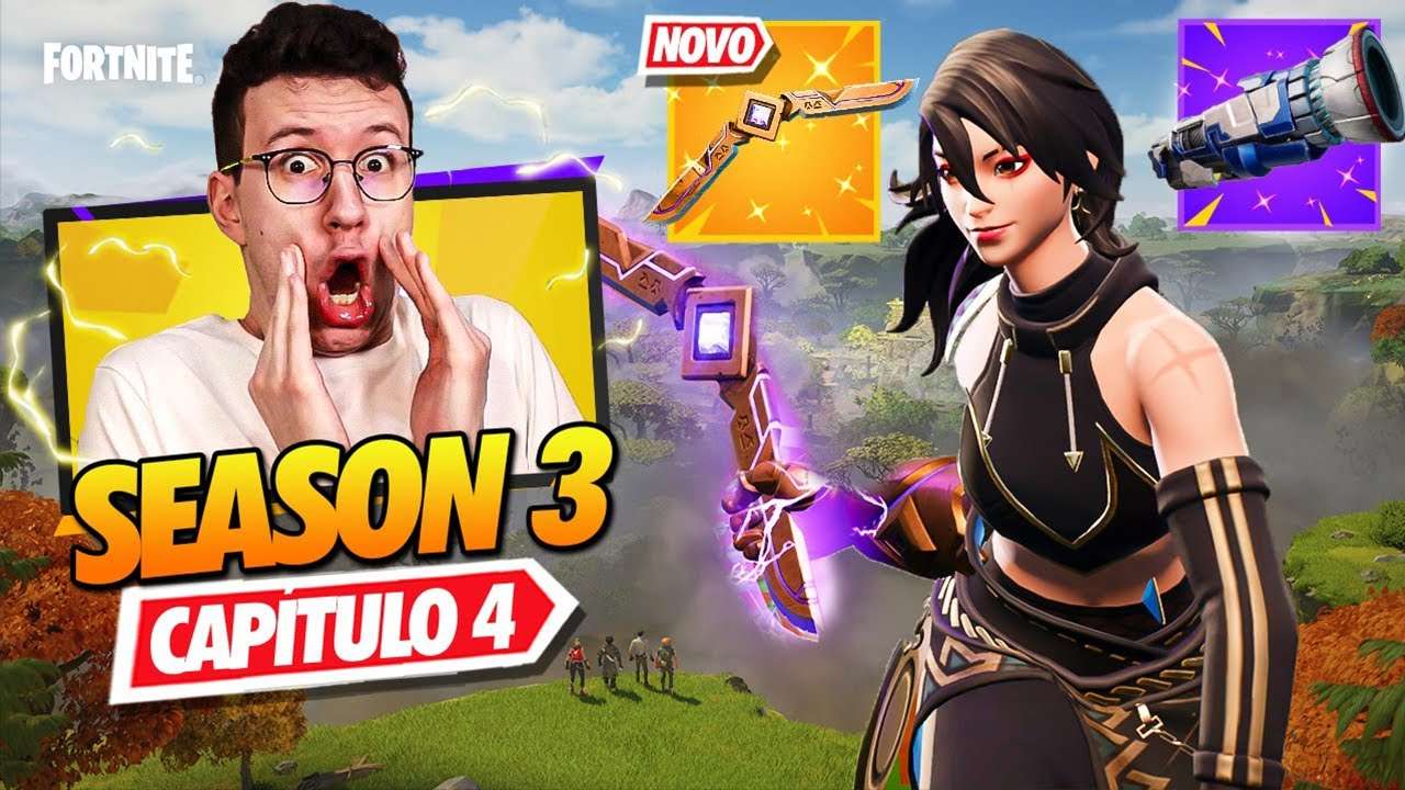 PRIMEIRA PARTIDA DA TEMPORADA 3 CAPÍTULO 4!! - FORTNITE