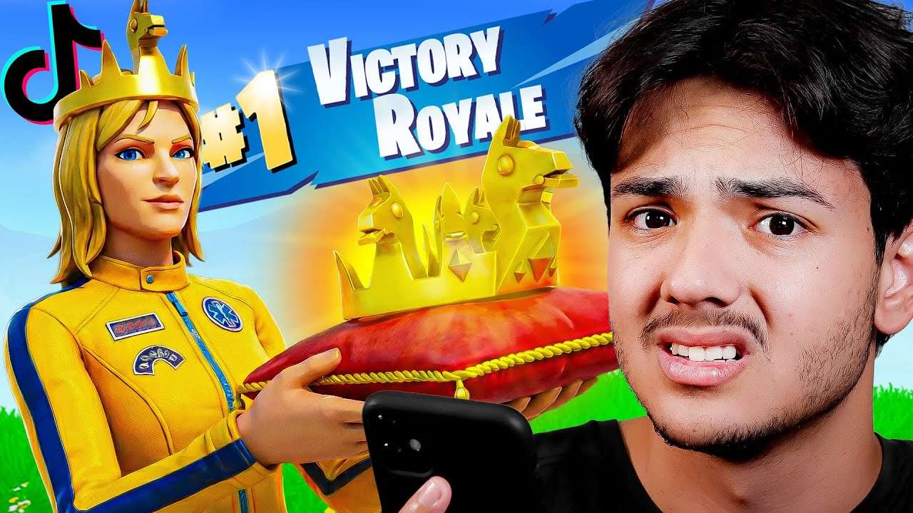 Testei TikToks de VITÓRIAS INFINITAS no Fortnite… Funcionam?