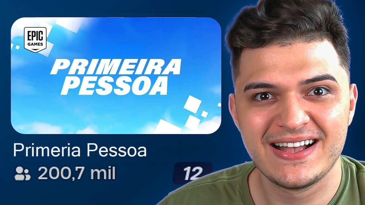 PRIMEIRA PESSOA CHEGOU NO FORTNITE! (ATUALIZAÇÃO DE EVENTO AO VIVO!)