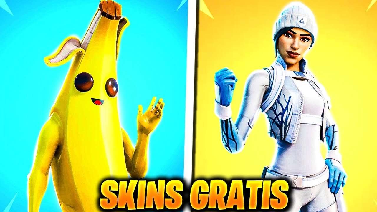 TODAS AS SKINS GRATIS QUE O FORTNITE JA DEU!