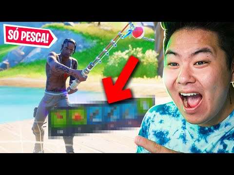 SÓ VALE LOOT DA PESCA nessa partida!! | FORTNITE