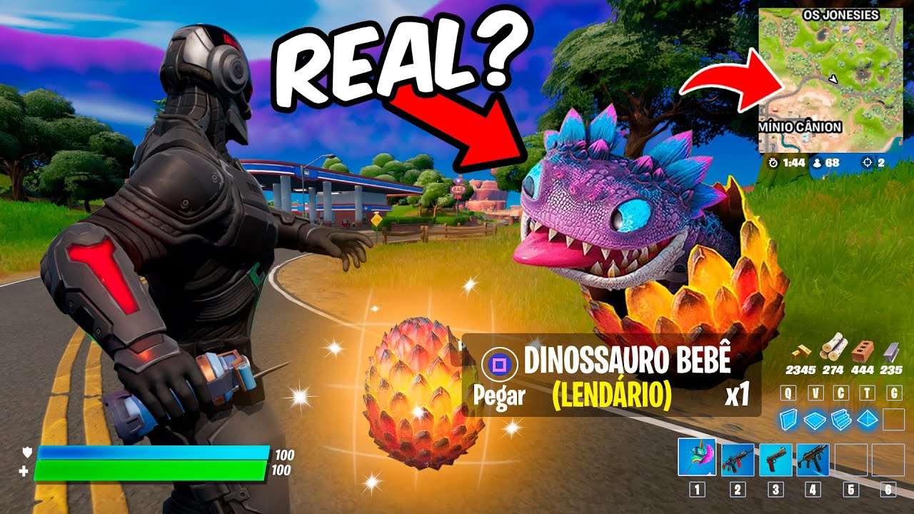 Encontrei o Mistério do Baby Klimbo? Pode ser real? Fortnite