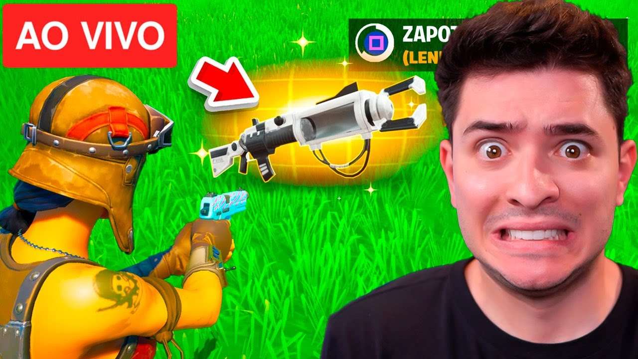 AO VIVO! NOVA ATUALIZAÇÃO NO FORTNITE! ZAPATRON!