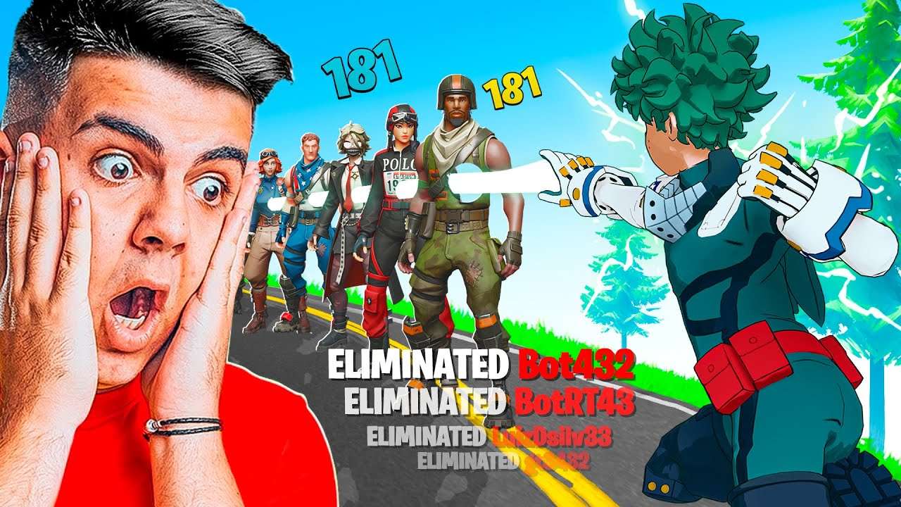 EU FIZ ISSO COM O NOVO PODER DO BOKU NO HERO…