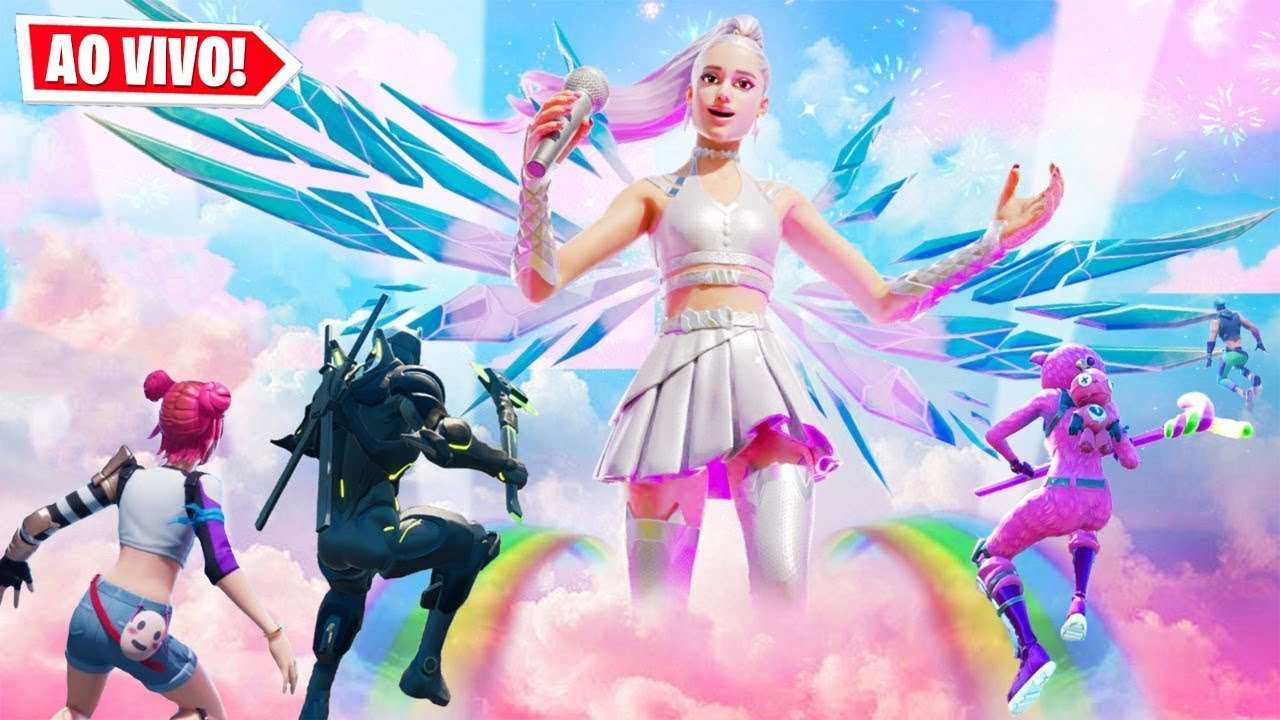 AGORA! COMEÇOU O Evento AO VIVO da ARIANA GRANDE no Fortnite Temporada 7