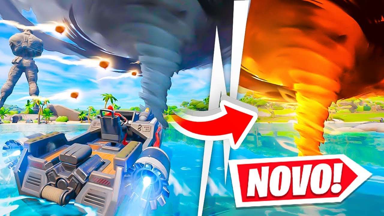 O QUE ACONTECE SE JOGAR OS MISSEIS NO TORNADO?! - FORTNITE VERDADE OU MENTIRA
