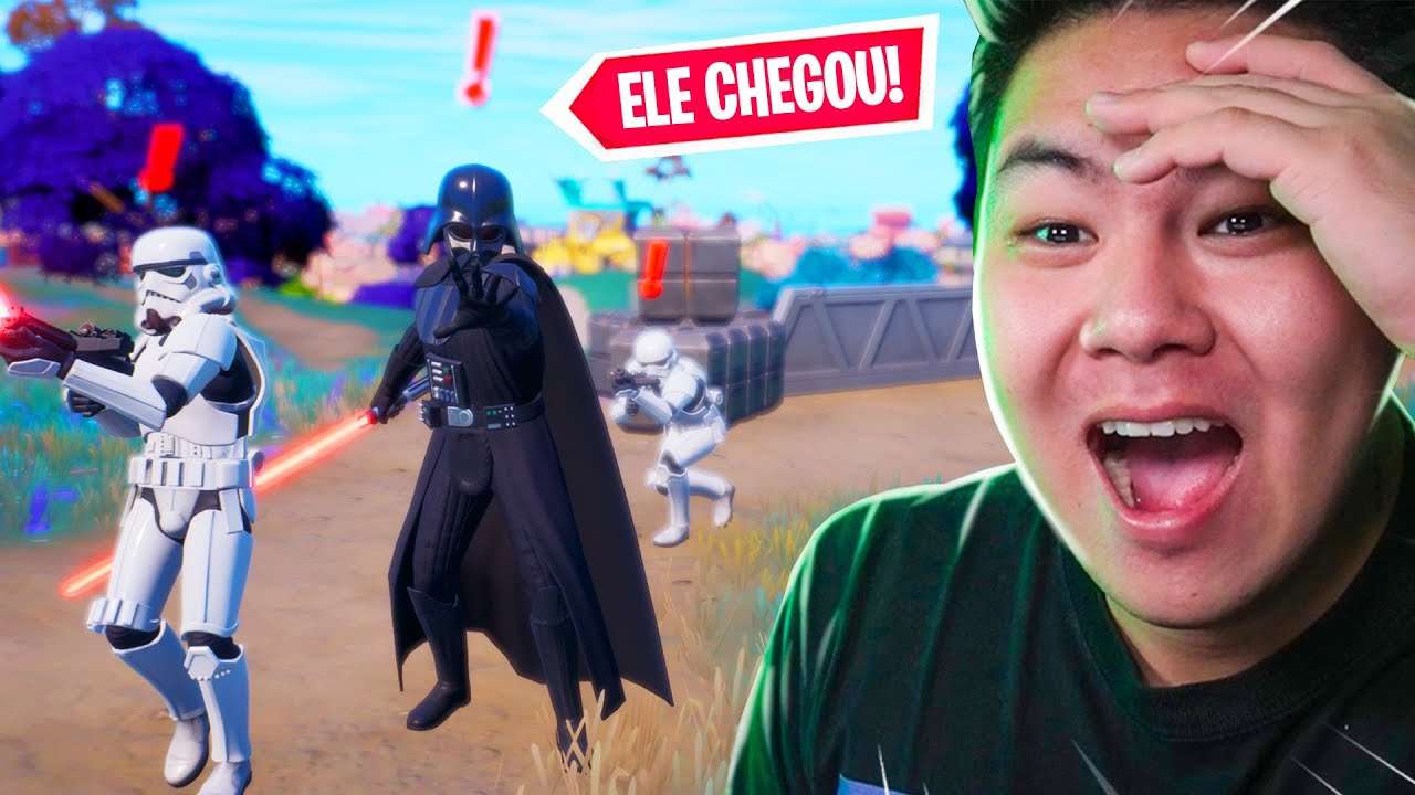 *NOVO* BOSS DARTH VADER CHEGOU NO FORTNITE!!