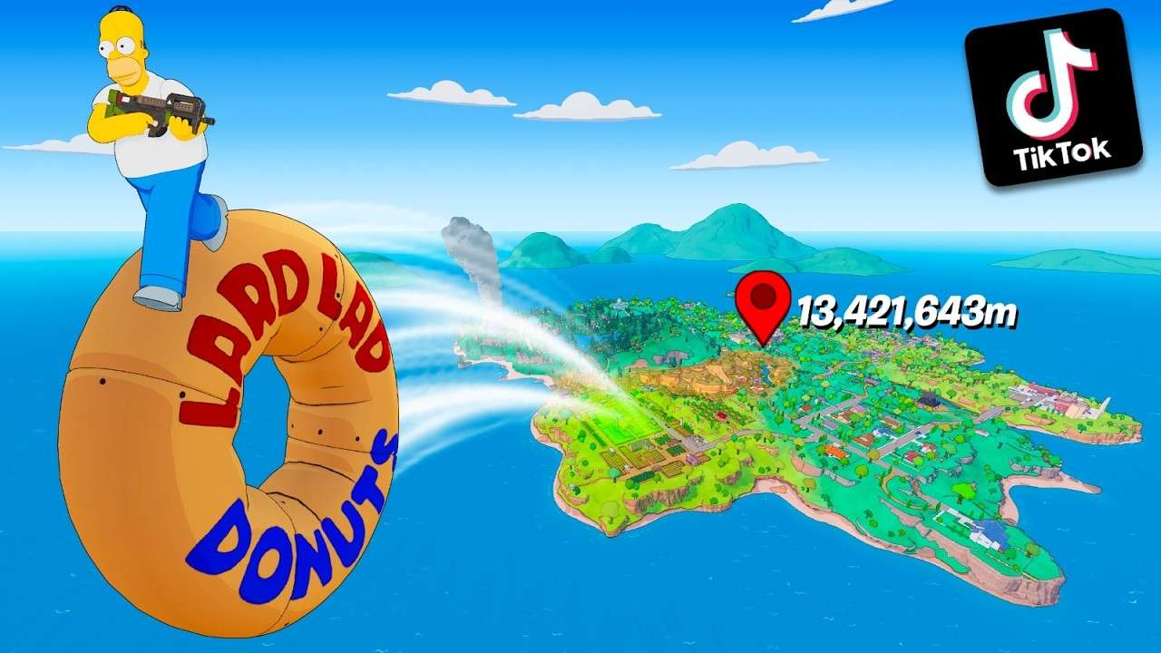 TESTEI os TIKTOKS mais VIRAIS da NOVA TEMPORADA SIMPSONS x FORTNITE!