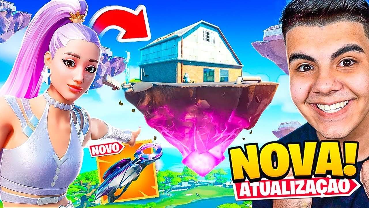 *NOVA* PEGATRON! PANTANO GLUP ABDUZIDO, ARIANA GRANDE E TUDO DA ATUALIZAÇÃO 17.30 - FORTNITE