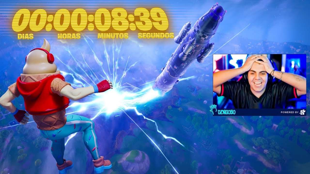 AGORA! 🔴 EVENTO AO VIVO DO FOGUETE DE NOVO NO FORTNITE! 🔥 | APOIE: DENGOSO