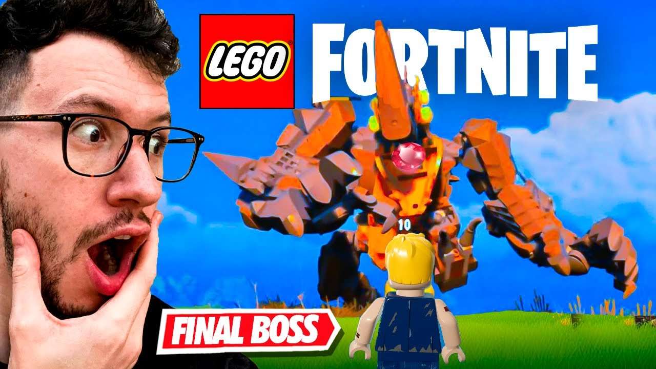 MATEI O BOSS FINAL DO LEGO FORTNITE!! EPISÓDIO 4